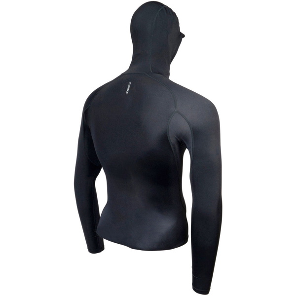 2026 Florence Marine X Männer Langärmelige Lycra-Weste Mit Kapuze FMSS00030 - Black